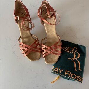 Women's Strappy Heels - Red